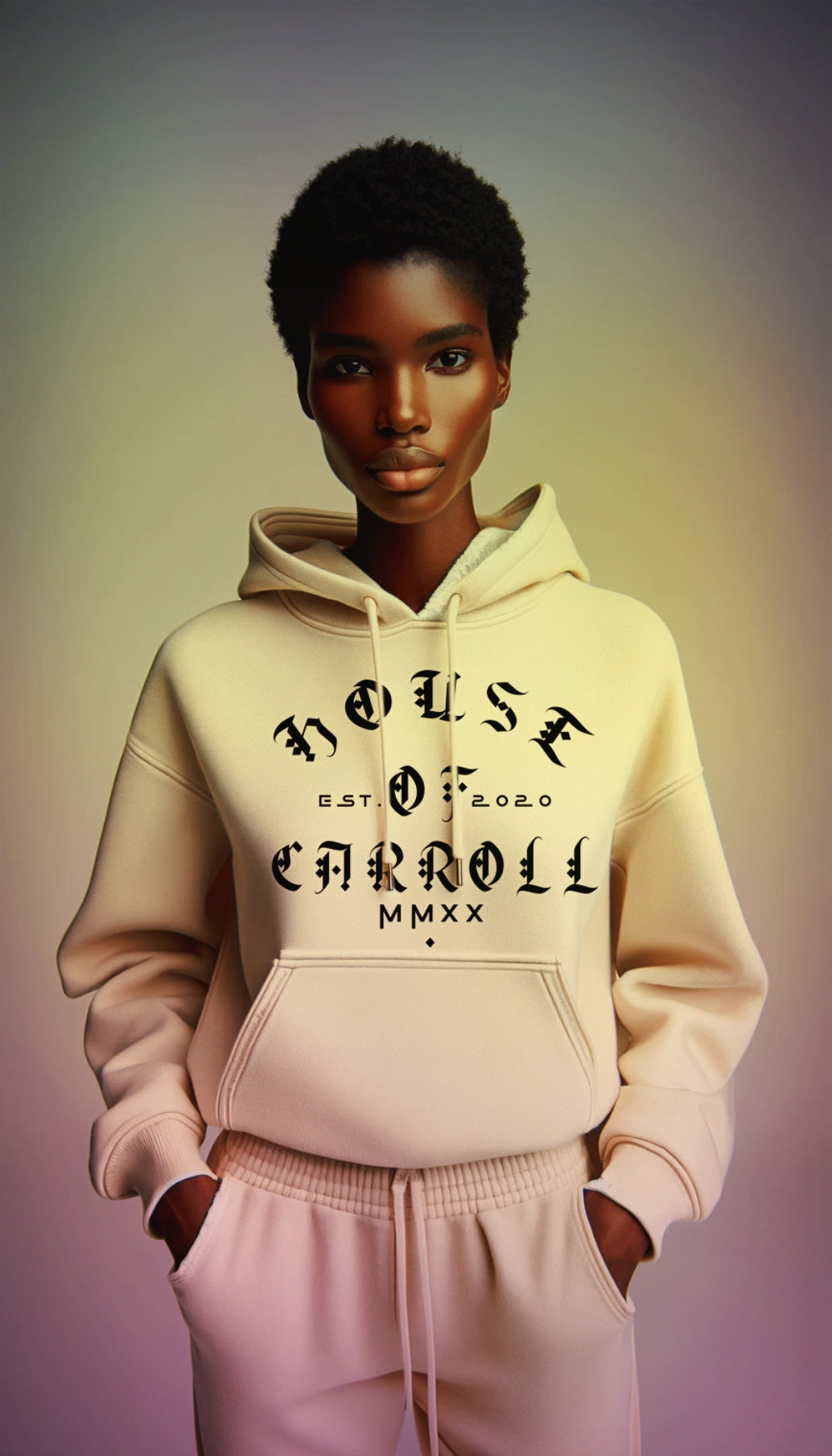 DARK RUBY 1 G185 Pullover Hoodie