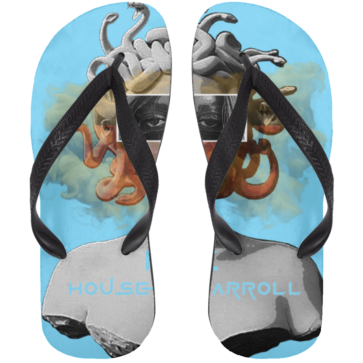 GODDESS QUEEN CLOSEOUT - 72033 Adult Flip Flops