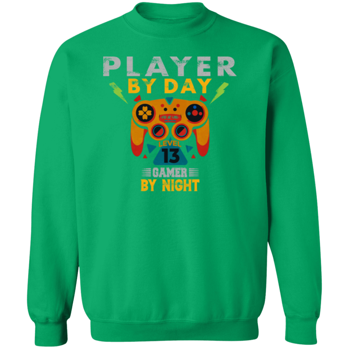GAMER BY NIGHT G180 Crewneck Pullover Sweatshirt