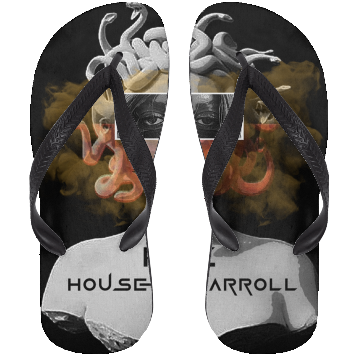 GODDESS QUEEN CLOSEOUT - 72033 Adult Flip Flops