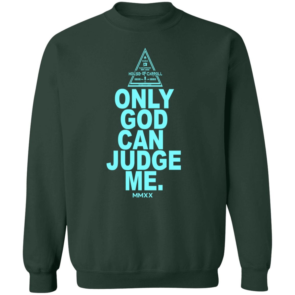 ONLY GOD G180 Gildan Crewneck Pullover Sweatshirt
