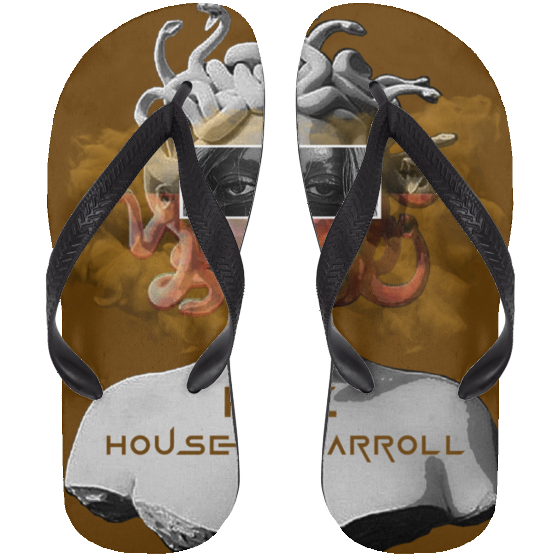 GODDESS QUEEN CLOSEOUT - 72033 Adult Flip Flops