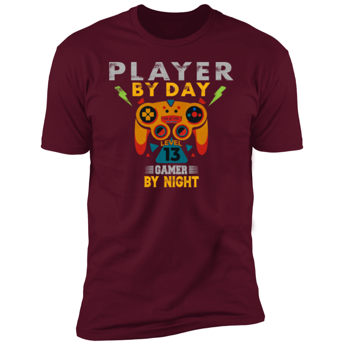 GAMER BY NIGHT NL3600 Premium Short Sleeve T-Shirt