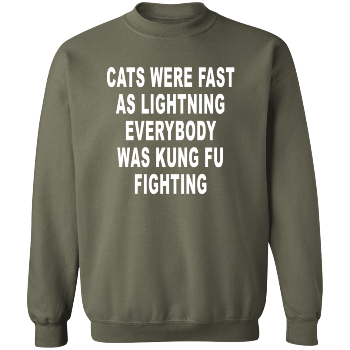 KUNG FU G180 Gildan Crewneck Pullover Sweatshirt