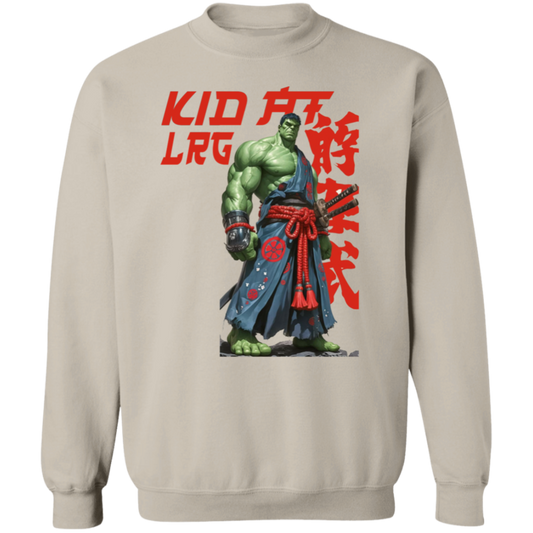 SAMURAI HULK G180 Gildan Crewneck Pullover Sweatshirt