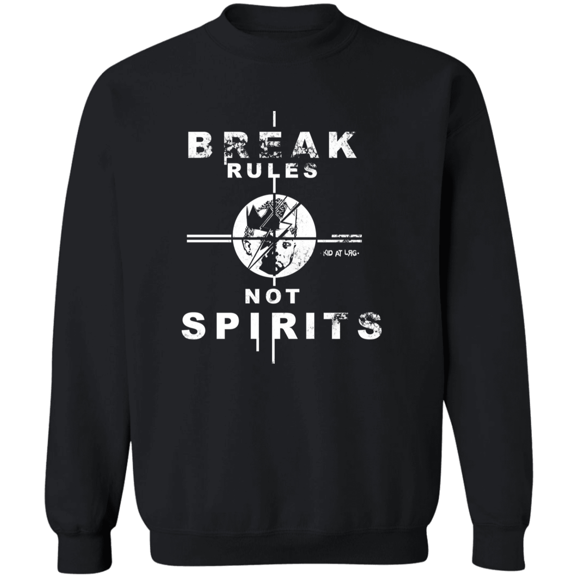 BREAK RULES 01 BREAK RULES: G180 Crewneck Pullover Sweatshirt