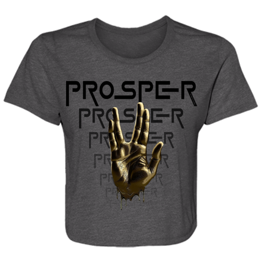 PROSPER 1 B8882 Ladies' Flowy Cropped Tee