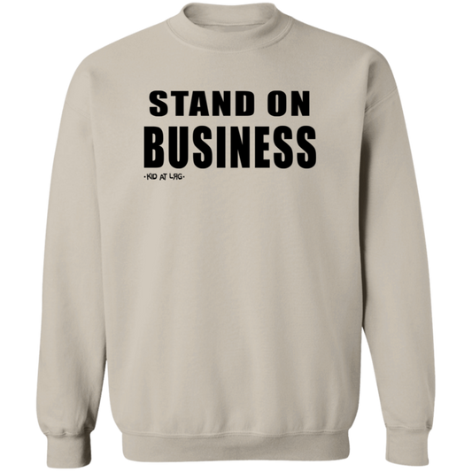 STAND ON BIZ 1 STAND ON BIZ G180 Crewneck Pullover Sweatshirt