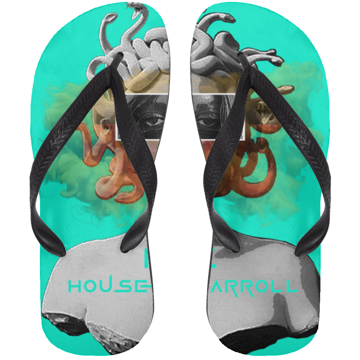 GODDESS QUEEN CLOSEOUT - 72033 Adult Flip Flops