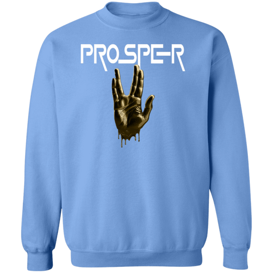 LONG PROSPER 1 G180 Gildan Crewneck Pullover Sweatshirt