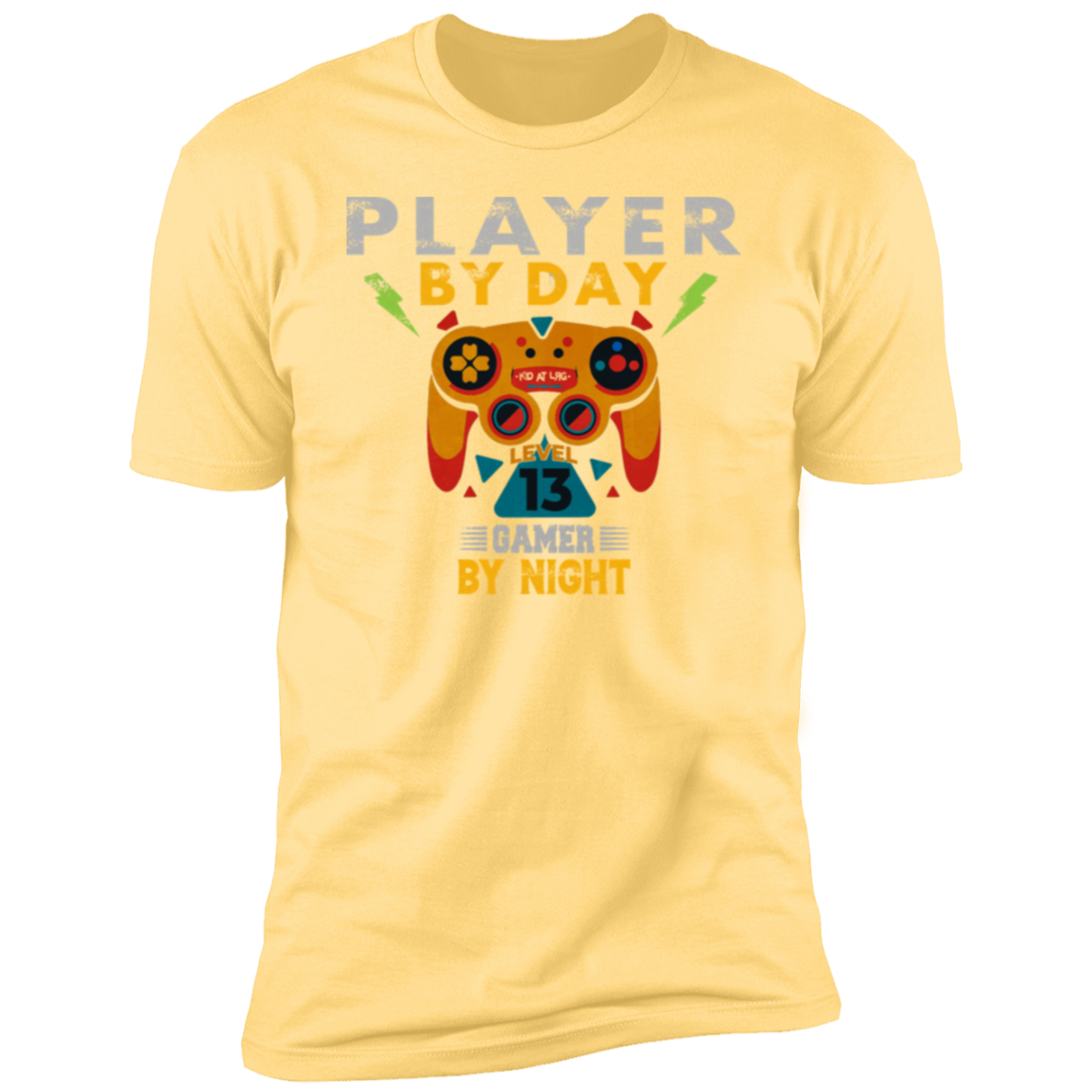 GAMER BY NIGHT NL3600 Premium Short Sleeve T-Shirt