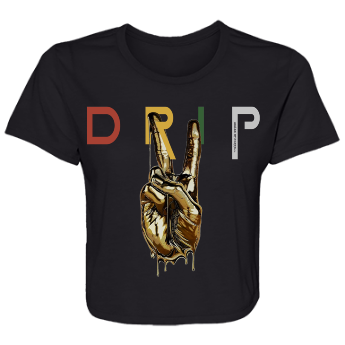 DRIP 3 B8882 Ladies' Flowy Cropped Tee