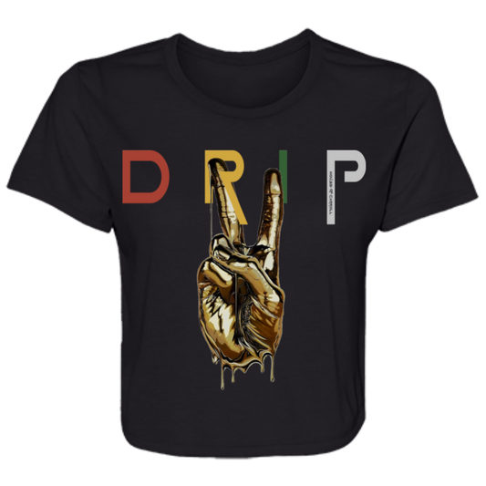 DRIP 3 B8882 Ladies' Flowy Cropped Tee