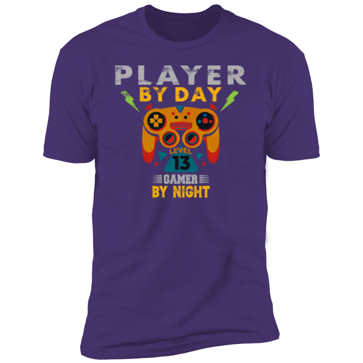GAMER BY NIGHT NL3600 Premium Short Sleeve T-Shirt