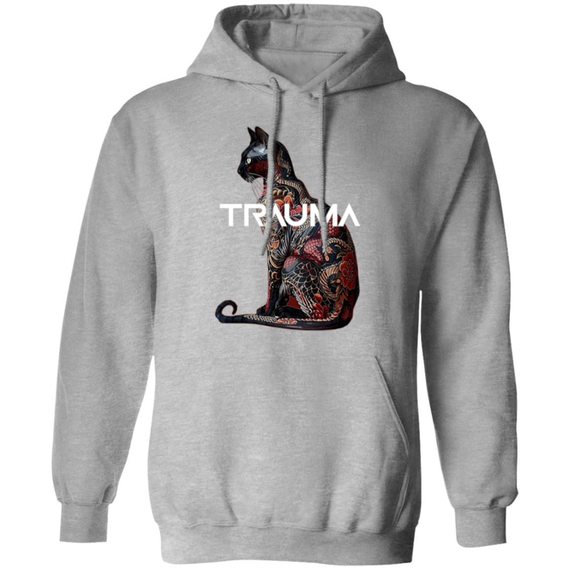 TRAUMA CAT G185 Gildan Pullover Hoodie