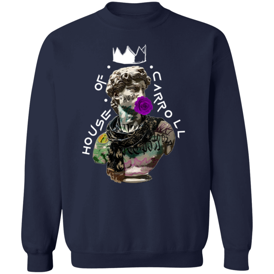 KANG DAVID 1 G180 Gildan Crewneck Pullover Sweatshirt