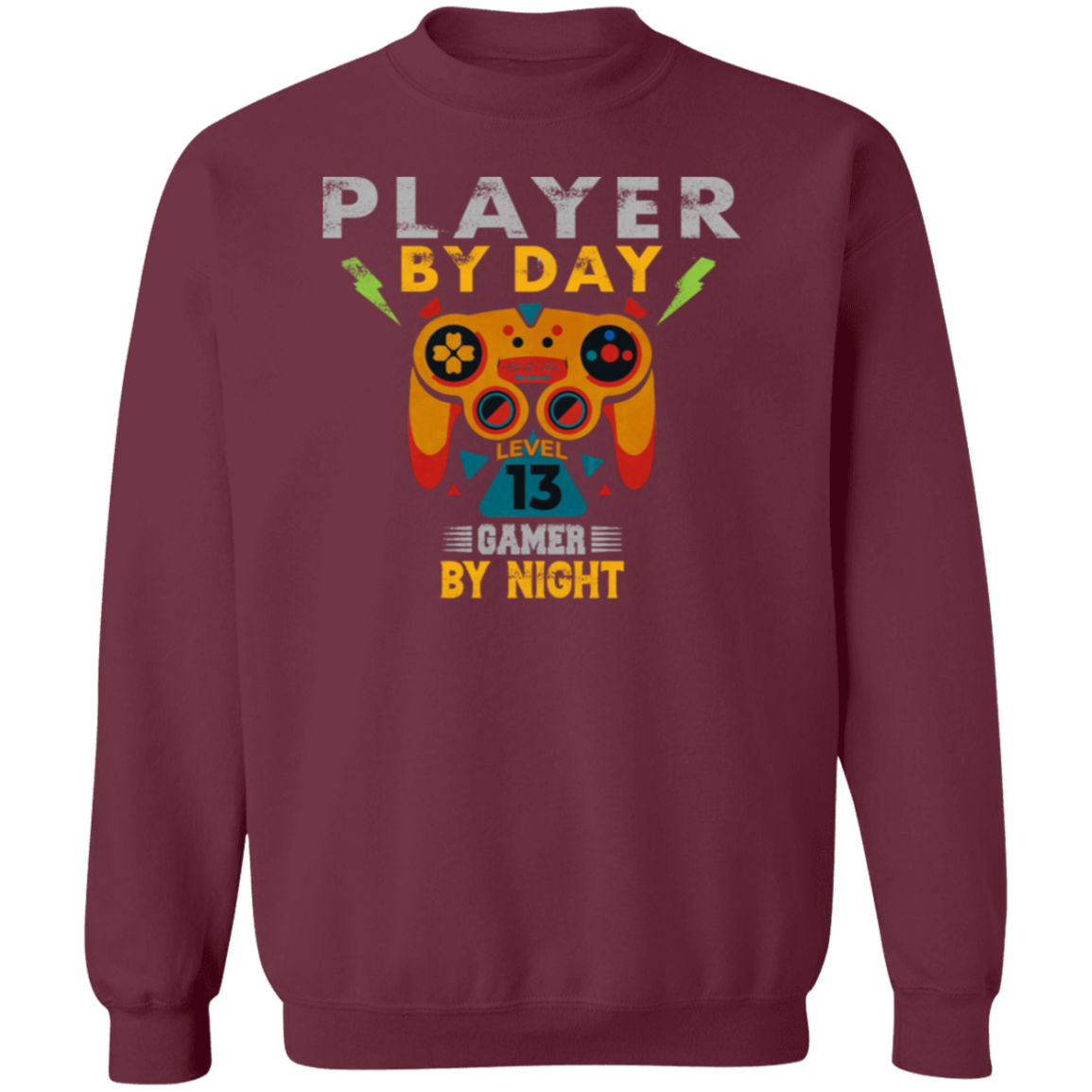 GAMER BY NIGHT G180 Crewneck Pullover Sweatshirt