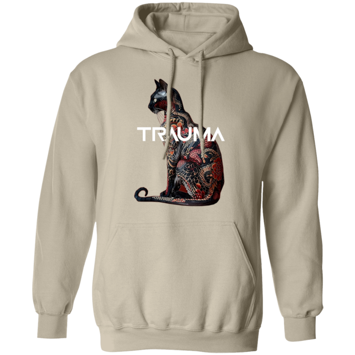TRAUMA CAT G185 Gildan Pullover Hoodie