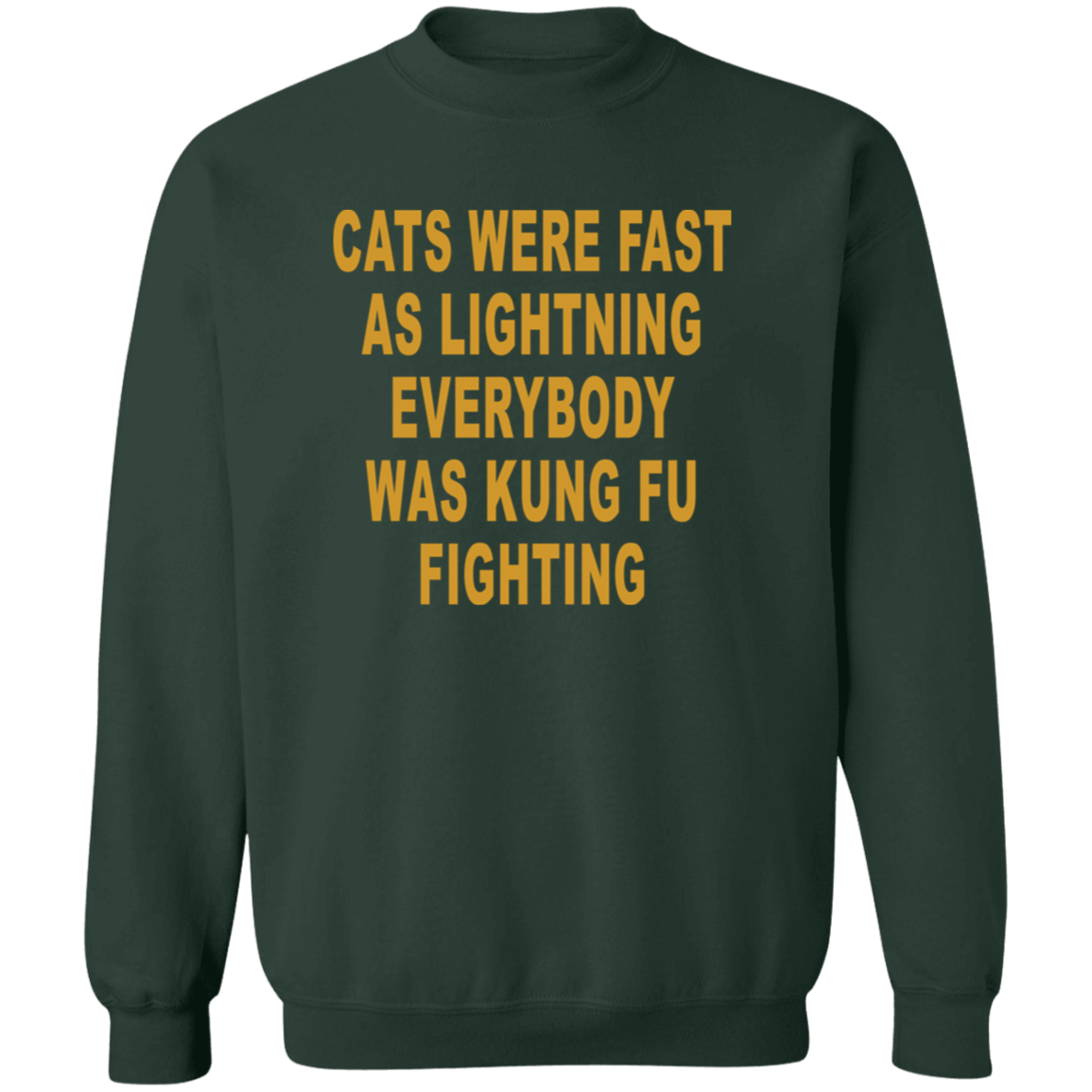 KUNG FU 1 G180 Gildan Crewneck Pullover Sweatshirt