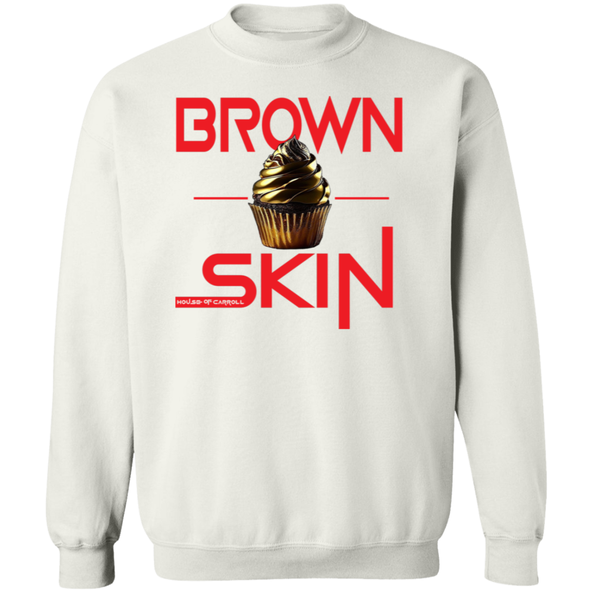 BRWON SKIN 1 G180 Crewneck Pullover Sweatshirt