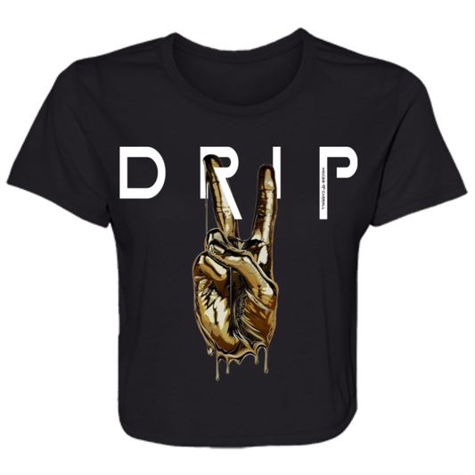 DRIP 2 B8882 Ladies' Flowy Cropped Tee