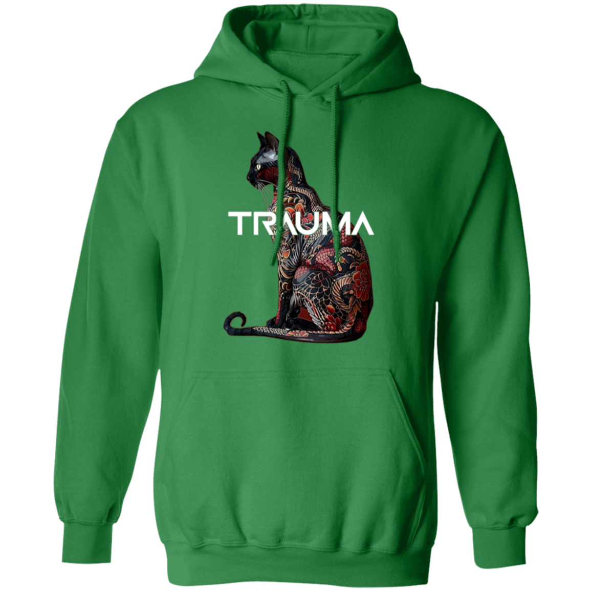TRAUMA CAT G185 Gildan Pullover Hoodie