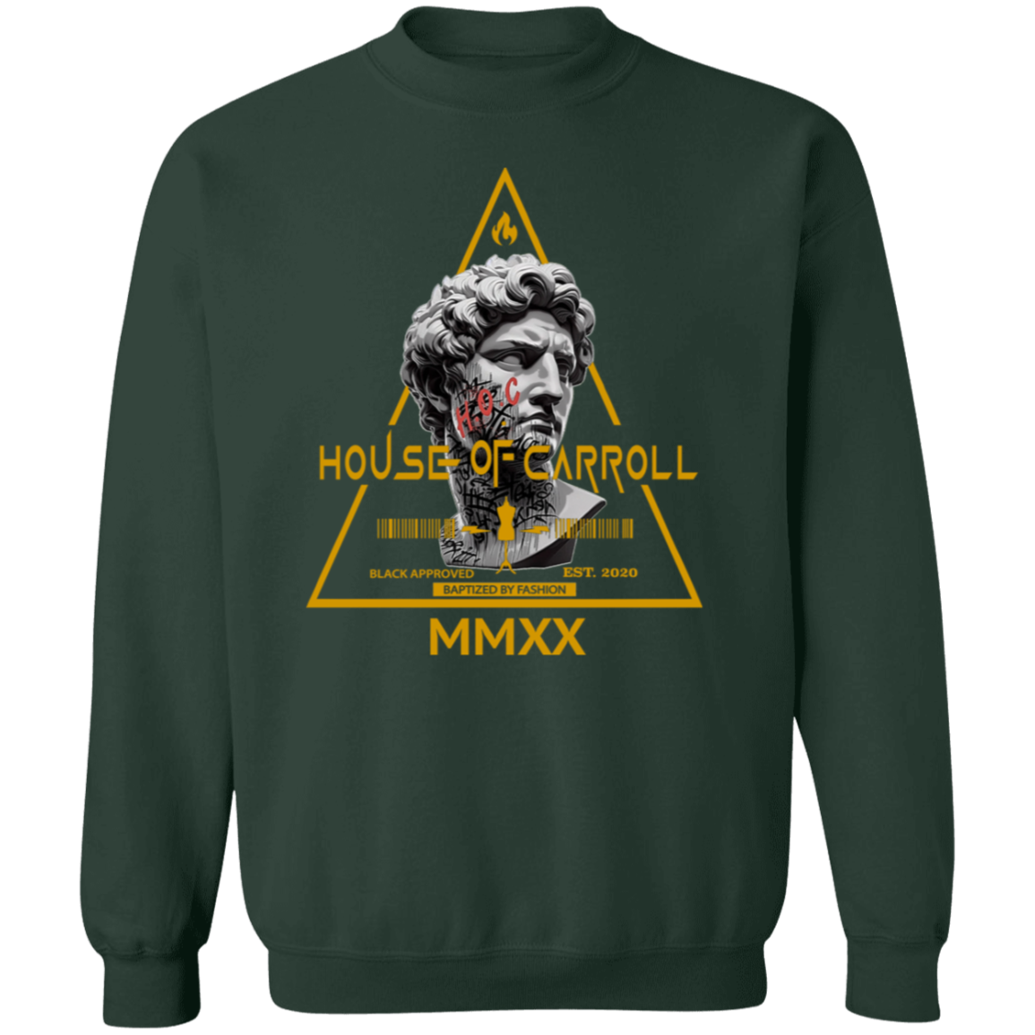 DAVID'S TIME G180 Crewneck Pullover Sweatshirt