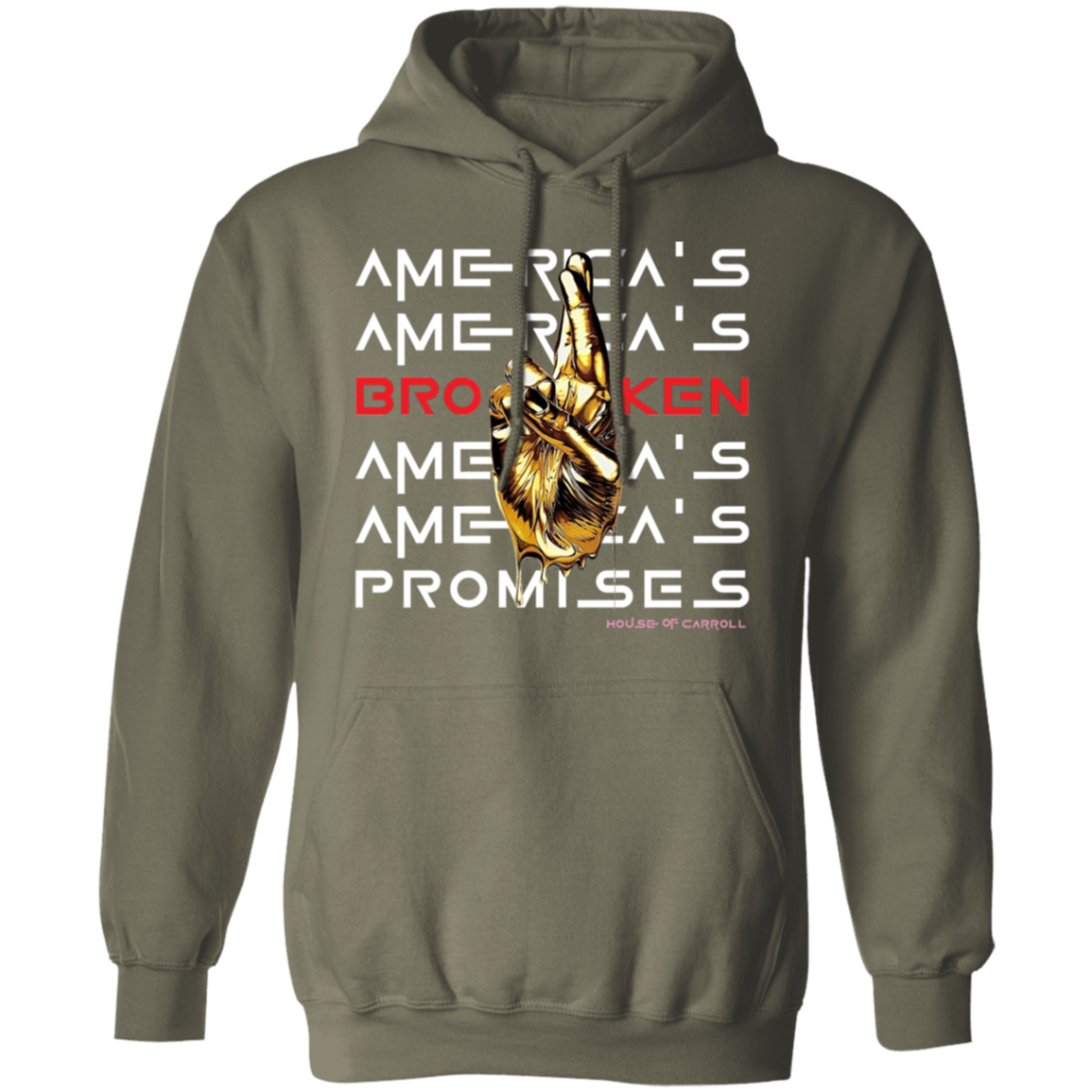 BROKEN PROMISES #1 G185 Pullover Hoodie