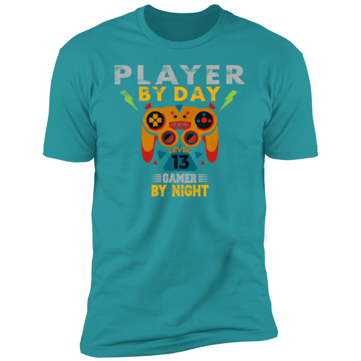 GAMER BY NIGHT NL3600 Premium Short Sleeve T-Shirt