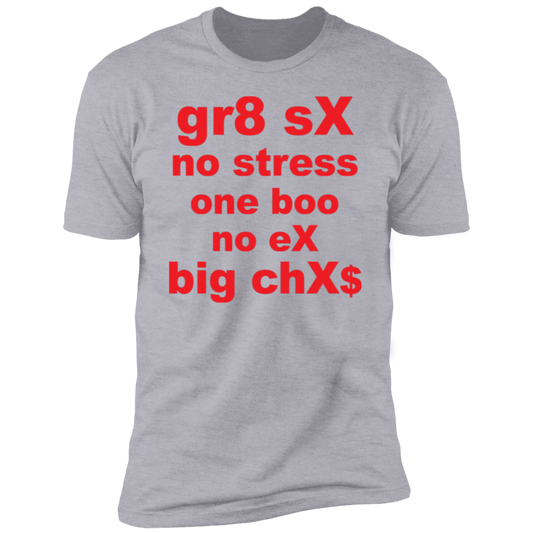 gr8 sX 3 NL3600 Premium Short Sleeve T-Shirt