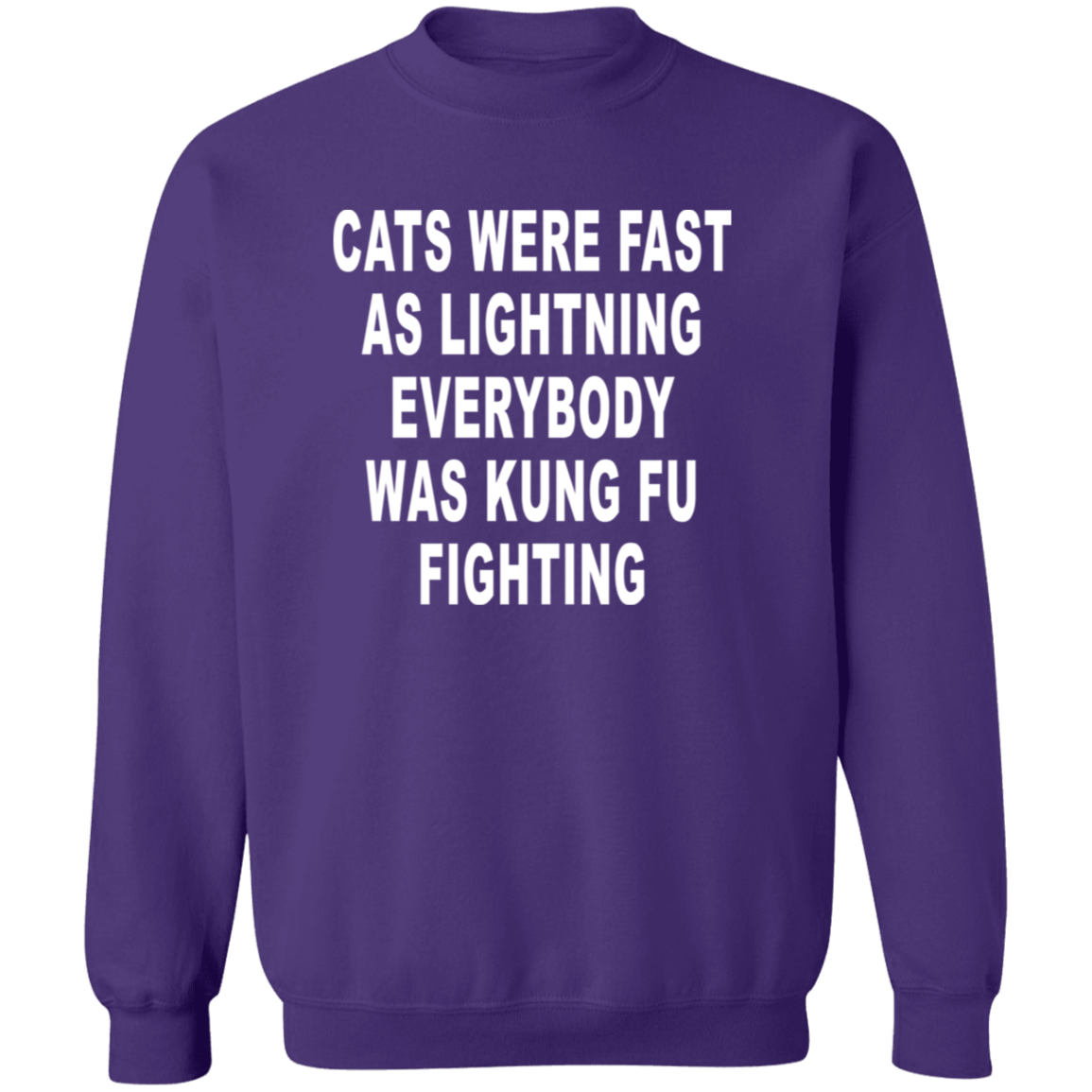 KUNG FU G180 Gildan Crewneck Pullover Sweatshirt