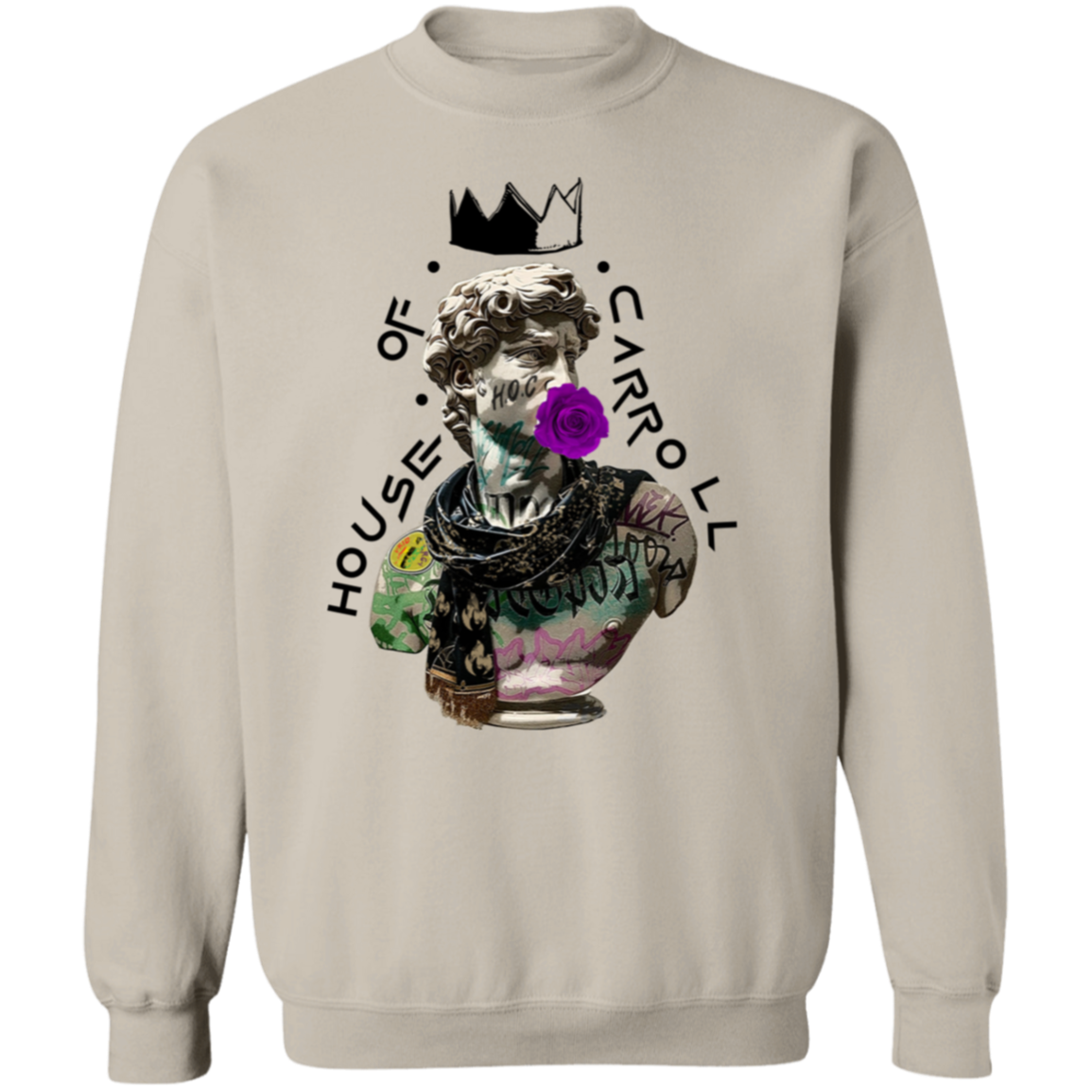 KANG DAVID G180 Gildan Crewneck Pullover Sweatshirt