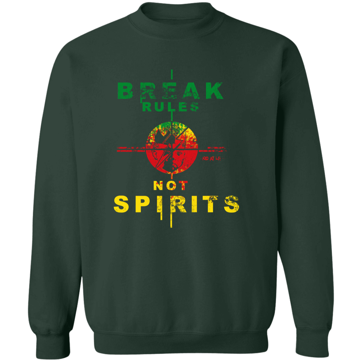 BREAK RULES 02 BREAKING RULES: G180 Crewneck Pullover Sweatshirt