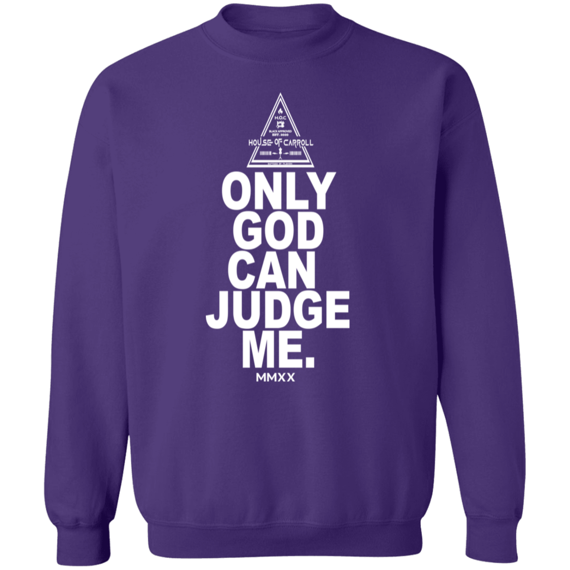 ONLY GOD 3 G180 Gildan Crewneck Pullover Sweatshirt