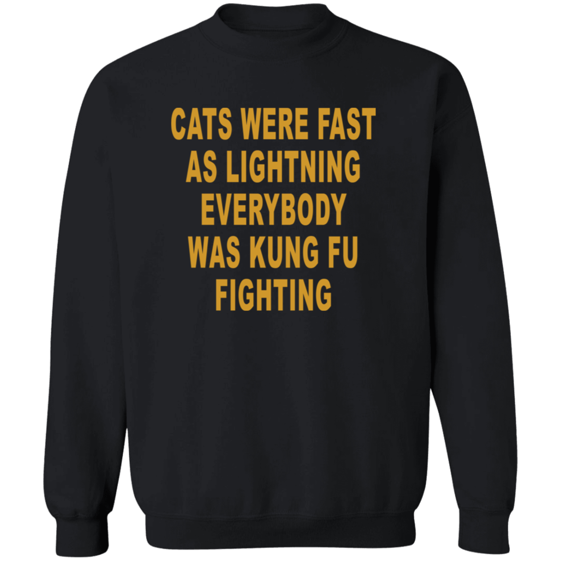 KUNG FU 1 G180 Gildan Crewneck Pullover Sweatshirt