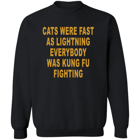 KUNG FU 1 G180 Gildan Crewneck Pullover Sweatshirt