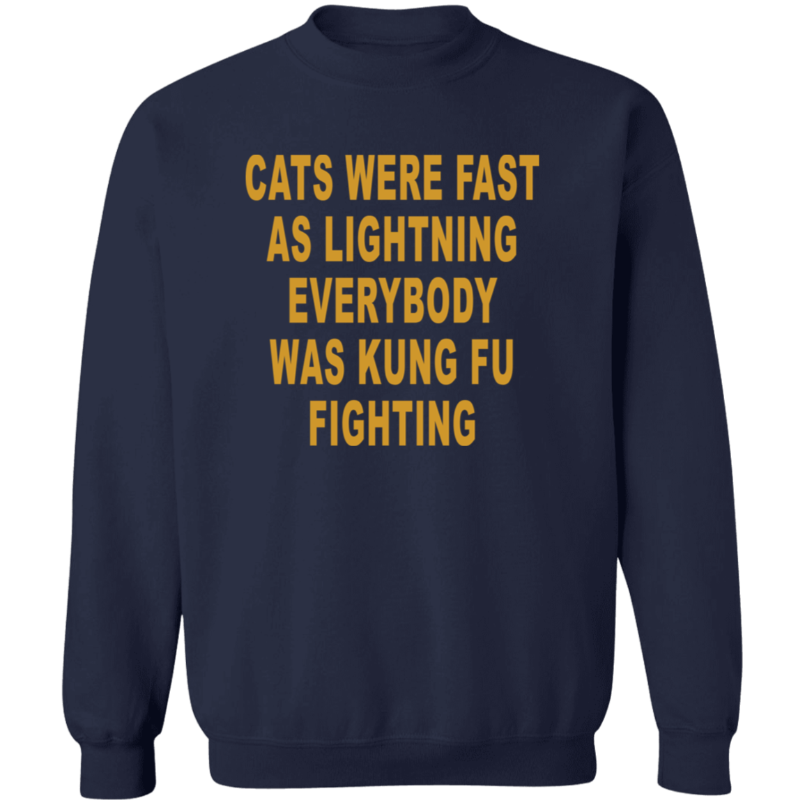 KUNG FU 1 G180 Gildan Crewneck Pullover Sweatshirt