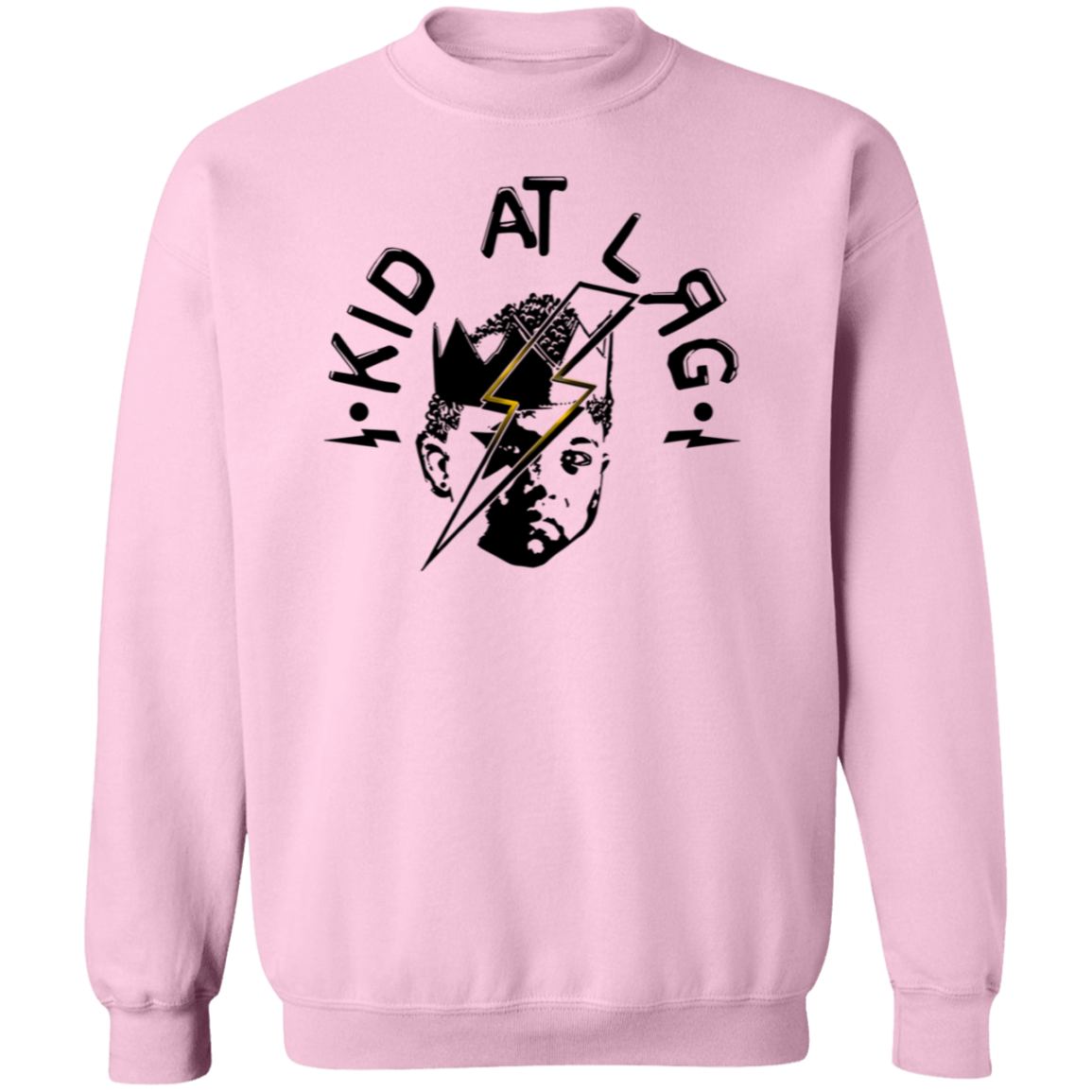 BLACK GOLD LOGO copy G180 Crewneck Pullover Sweatshirt