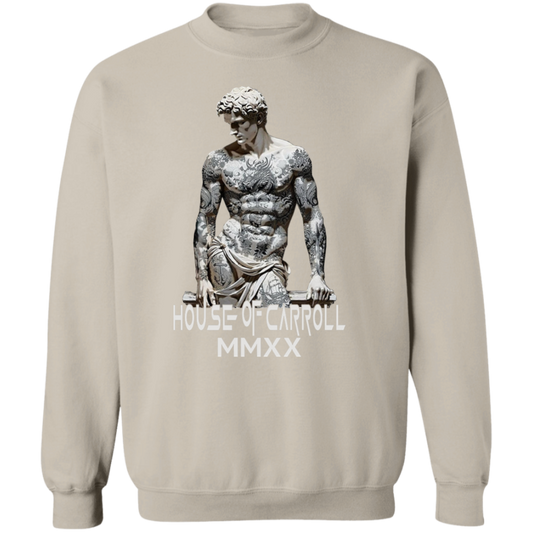 MARBLE TATTOOS 1 G180 Gildan Crewneck Pullover Sweatshirt