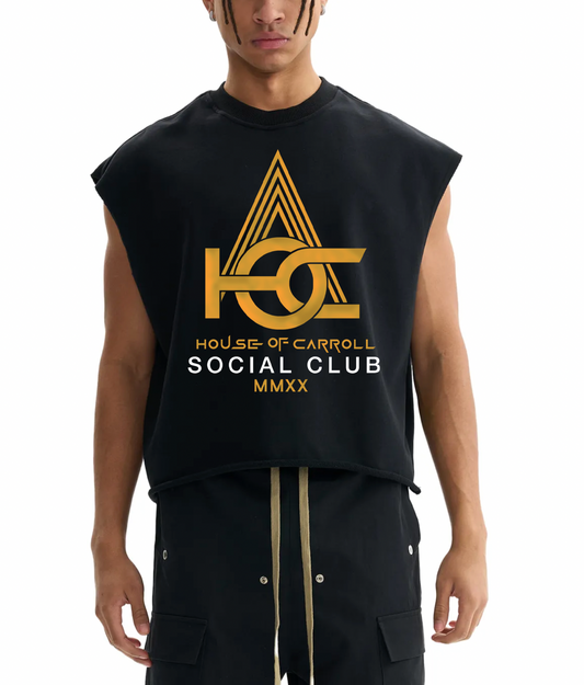 SOCIAL CLUB French Terry Boxy Tank Top
