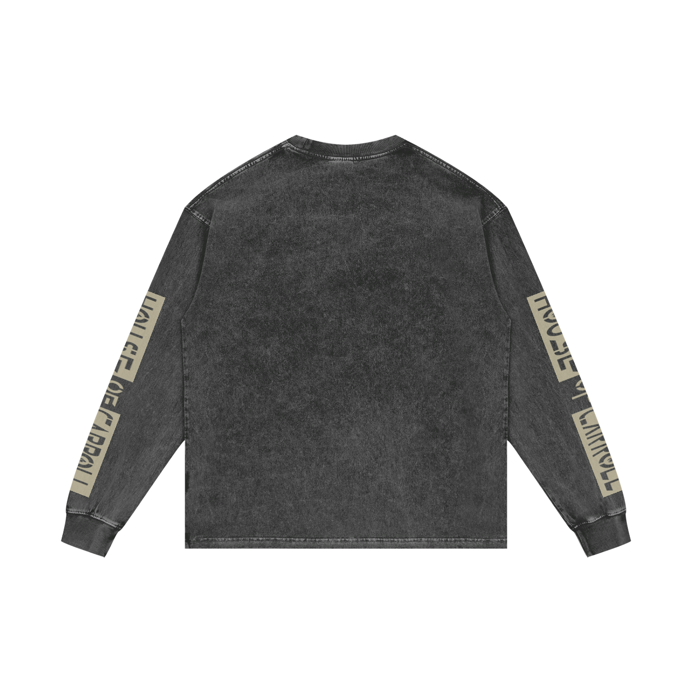 ACID WE US: Acid Wash Oversize Long Sleeve T-Shirt