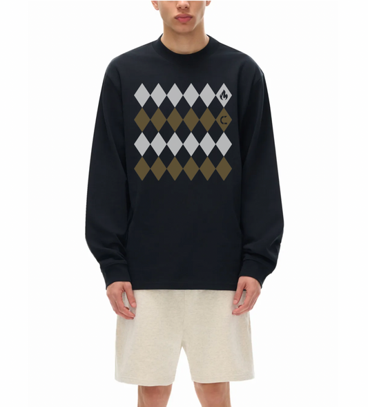 SIX OF DIAMONDS: Drop Shoulder Crewneck Sweatshirt