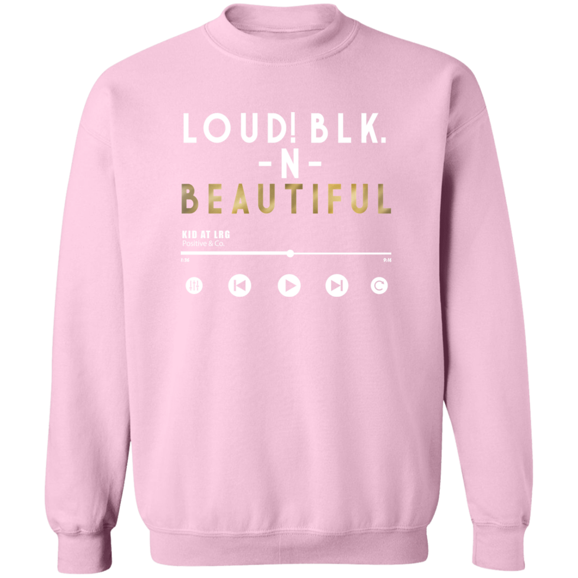 LOUD! 1 G180 Crewneck Pullover Sweatshirt