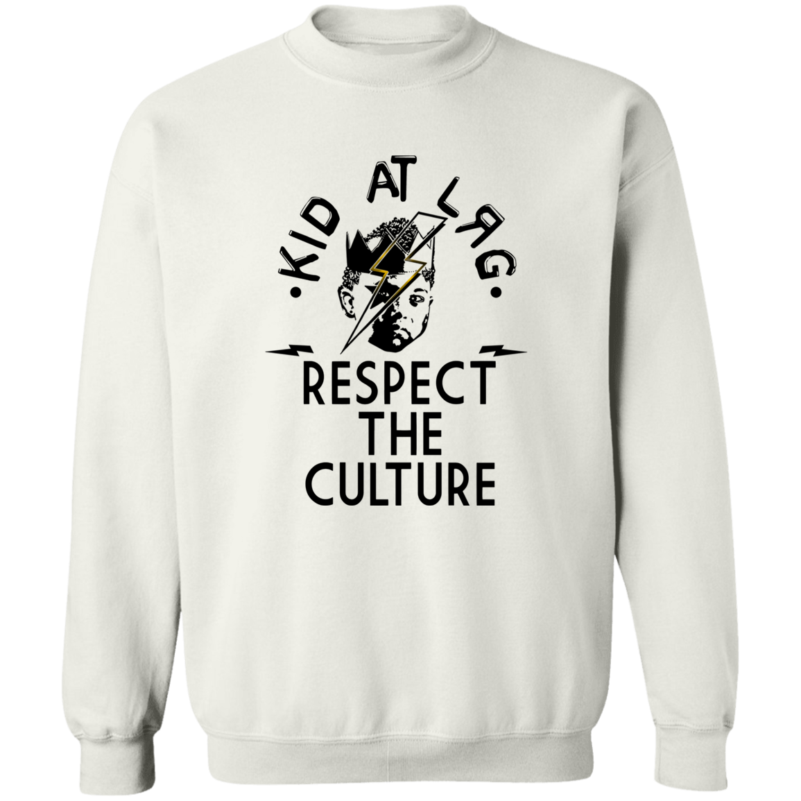 ALL BLACK GOLD BENJI G180 Crewneck Pullover Sweatshirt