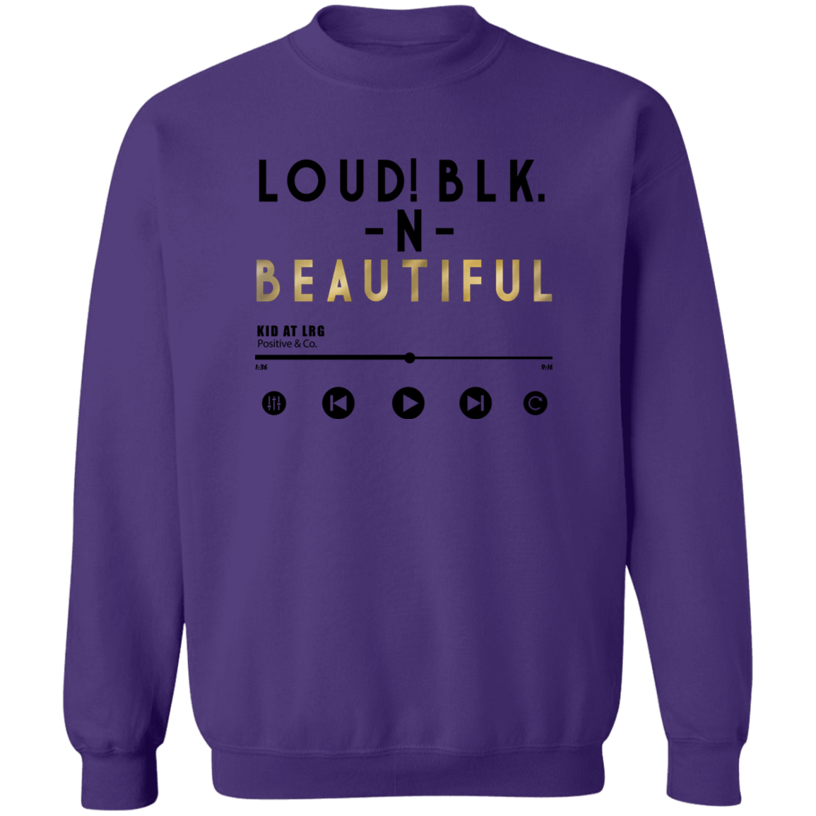 LOUD! G180 Crewneck Pullover Sweatshirt