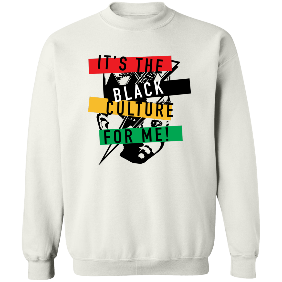 CULTURE FOR ME! G180 Crewneck Pullover Sweatshirt
