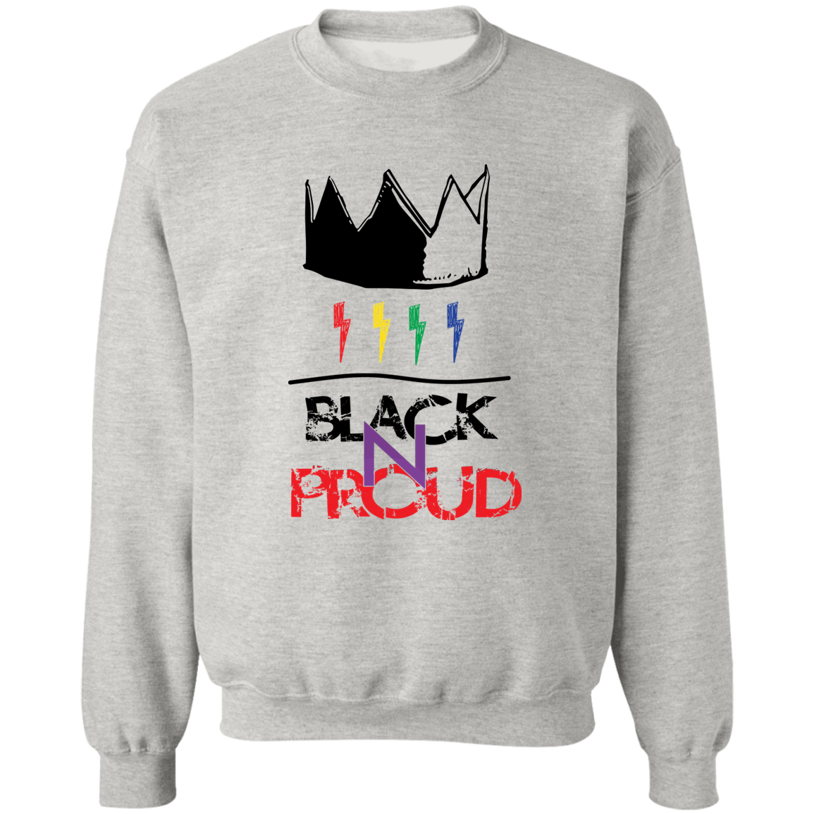 BLK -N-PROUD one G180 Crewneck Pullover Sweatshirt