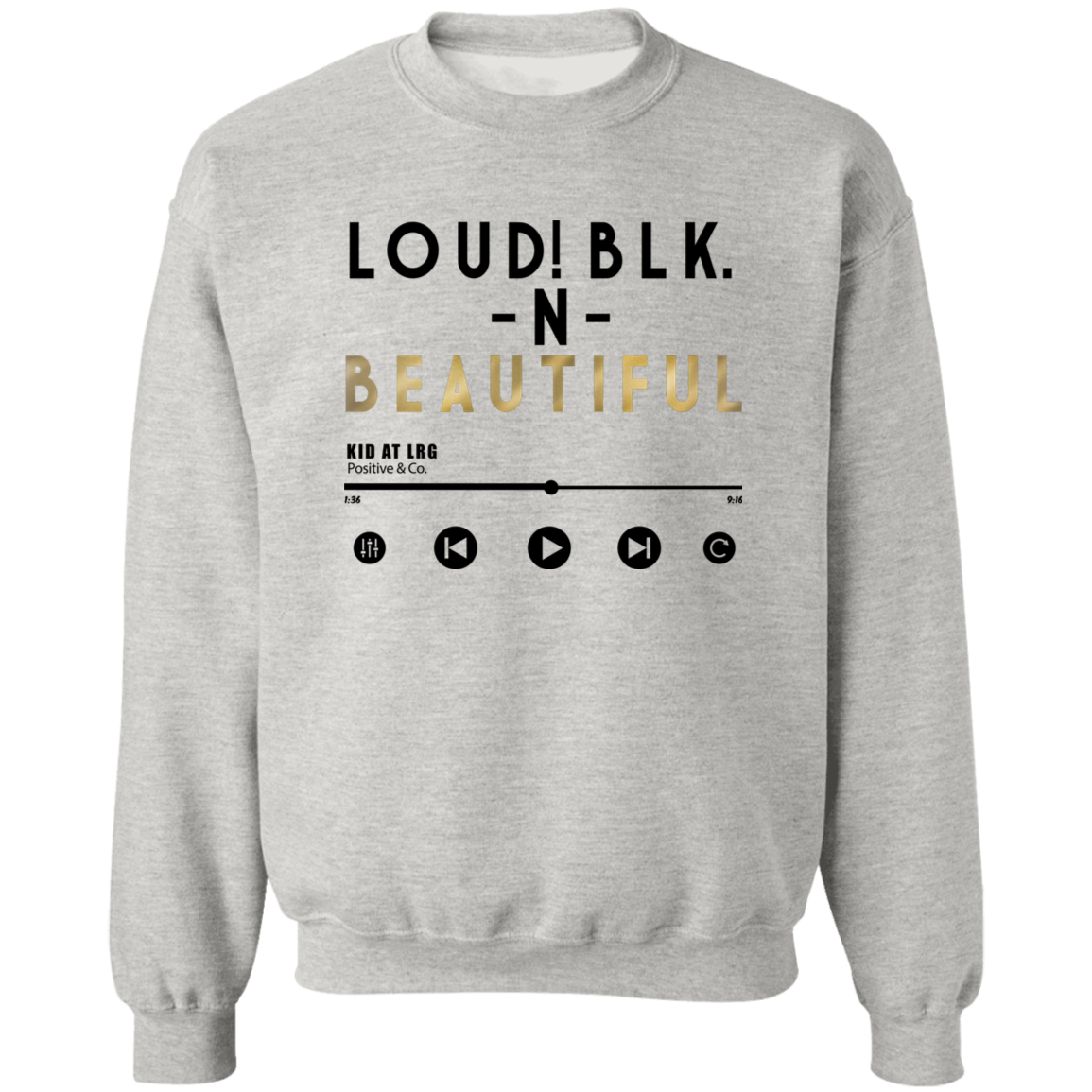 LOUD! G180 Crewneck Pullover Sweatshirt