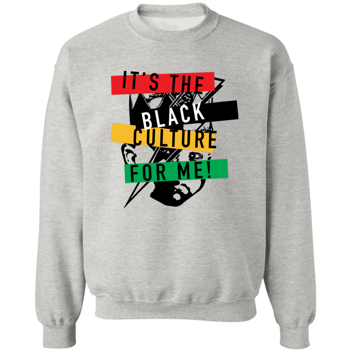 CULTURE FOR ME! G180 Crewneck Pullover Sweatshirt
