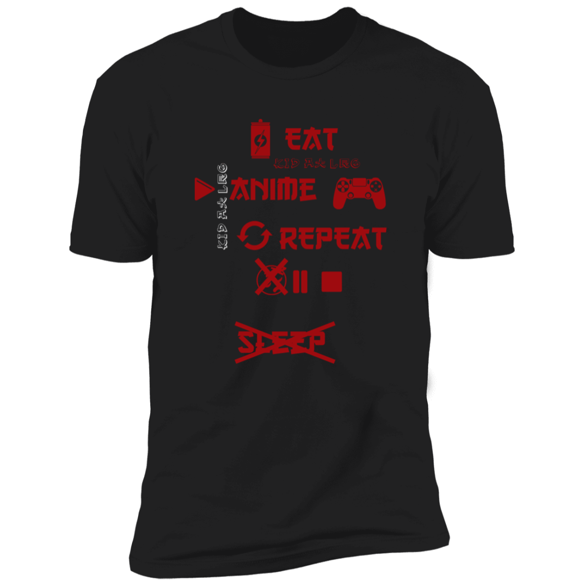 KID ANIME 3 NL3600 Premium Short Sleeve T-Shirt